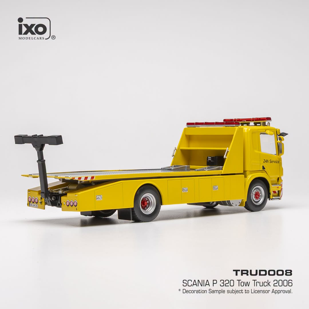 Scania P-320 Tow Truck 2006 yellow 1:43 Ixo Models