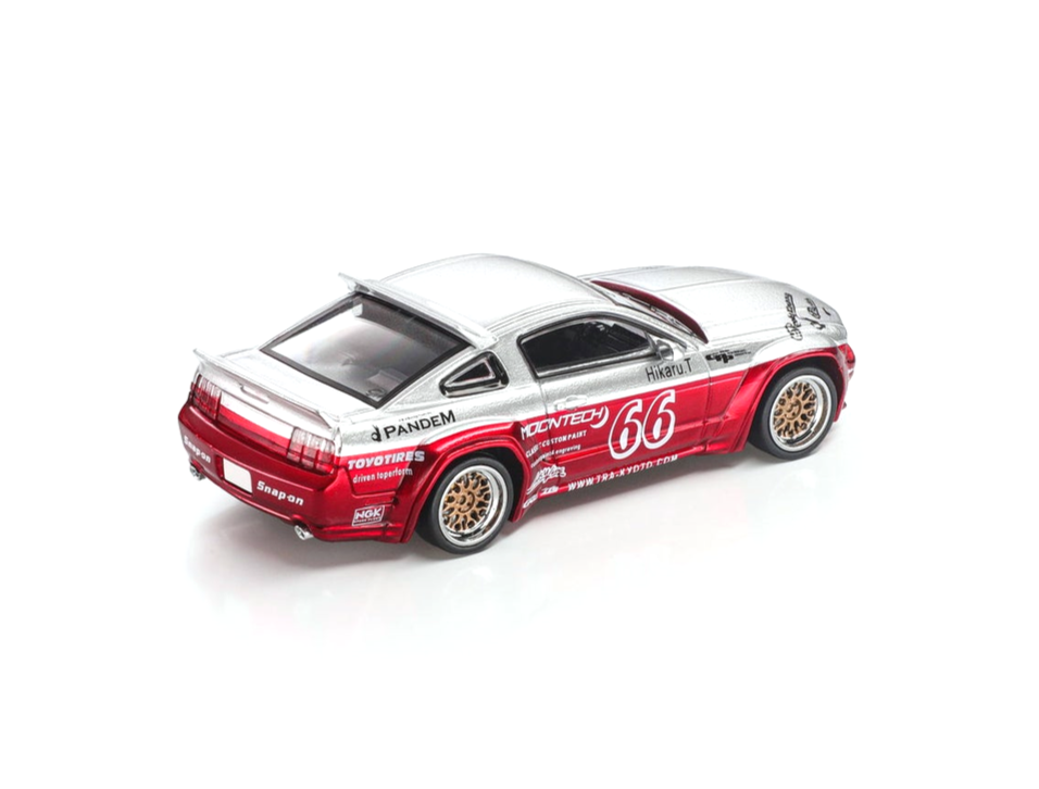 Ford Mustang Pandem Rocket Bunny moontech red 1:64 ModelModel