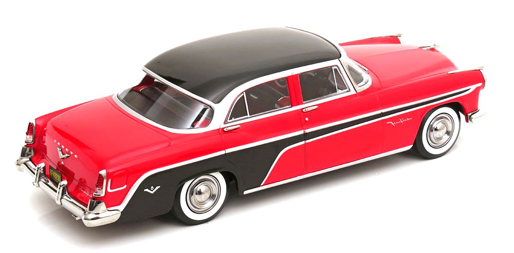 DeSoto Fireflite Sedan 1955 red/black 1:18 KK Scale