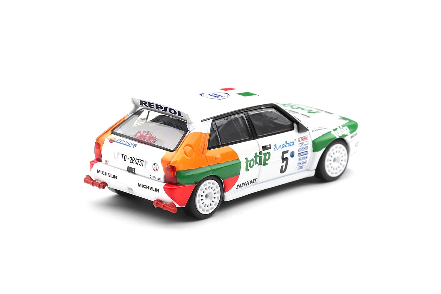 Lancia Delta HF Integrale Evolution #5 A.Aghini Rally Monte-Carlo 1993 1:64 Mini GT
