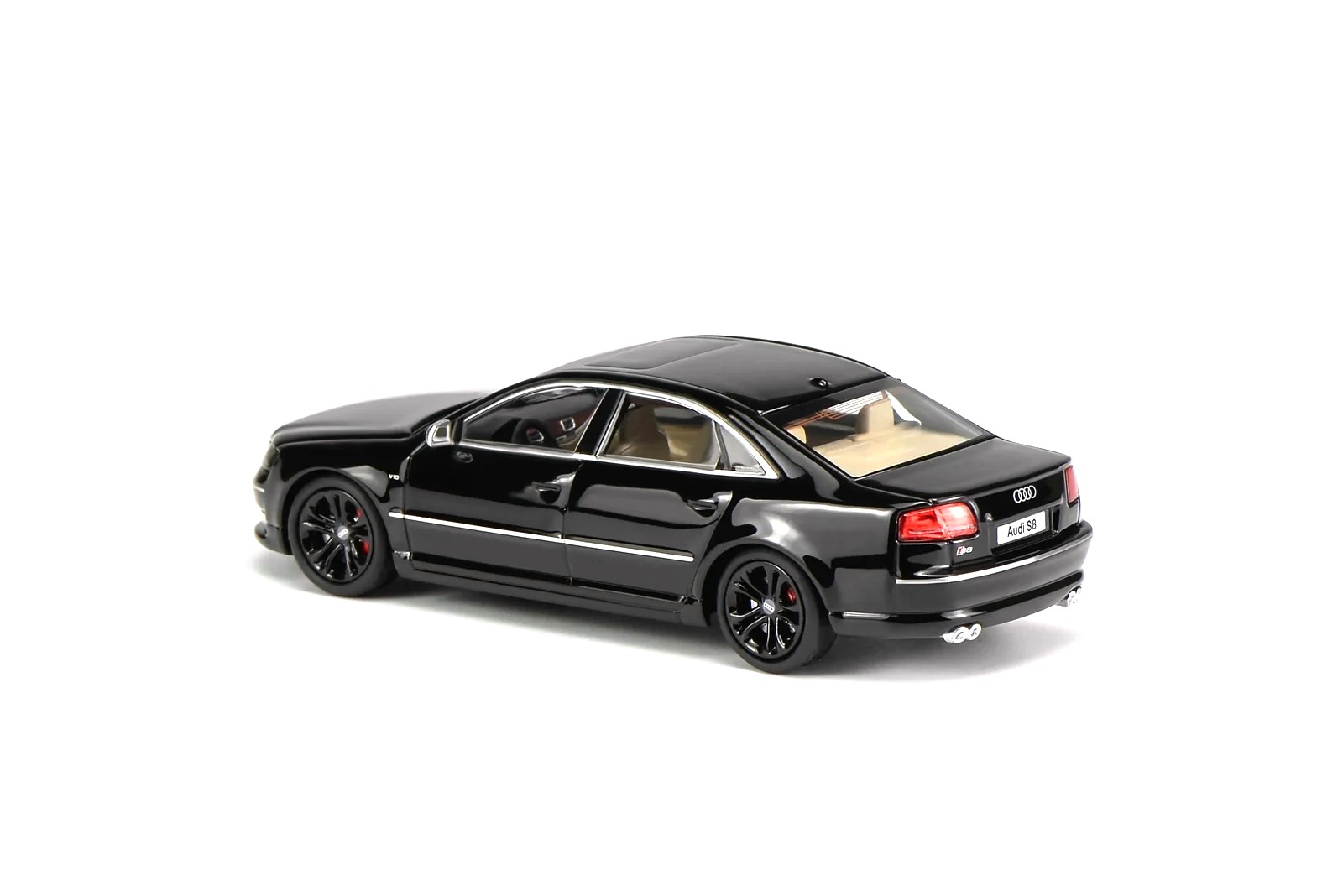Audi A8 S8 2008 black 1:64 Motorhelix 