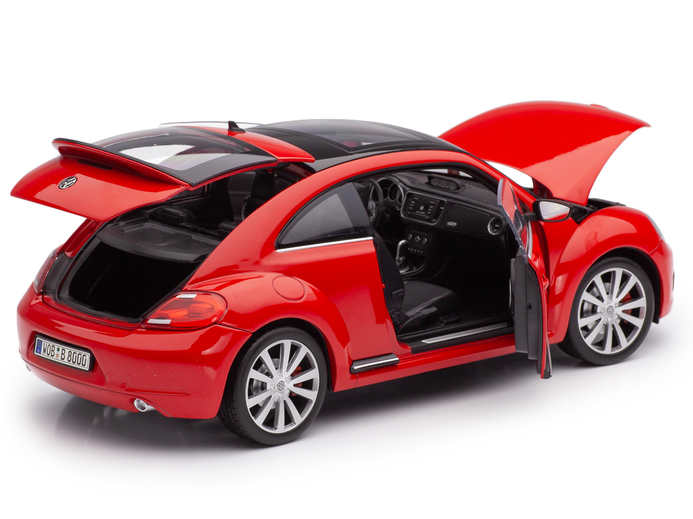Volkswagen New Beetle 2012 red 1:18 Welly