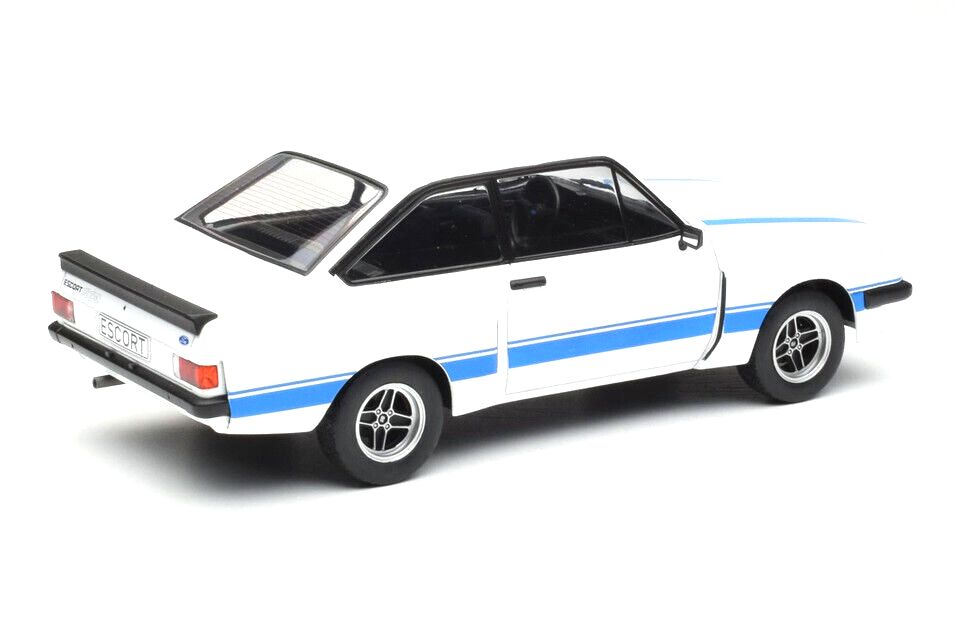 Ford Escort MK II RS 2000 X-Pack 1977 white/blue stripes 1:18 MCG Modelcar Group
