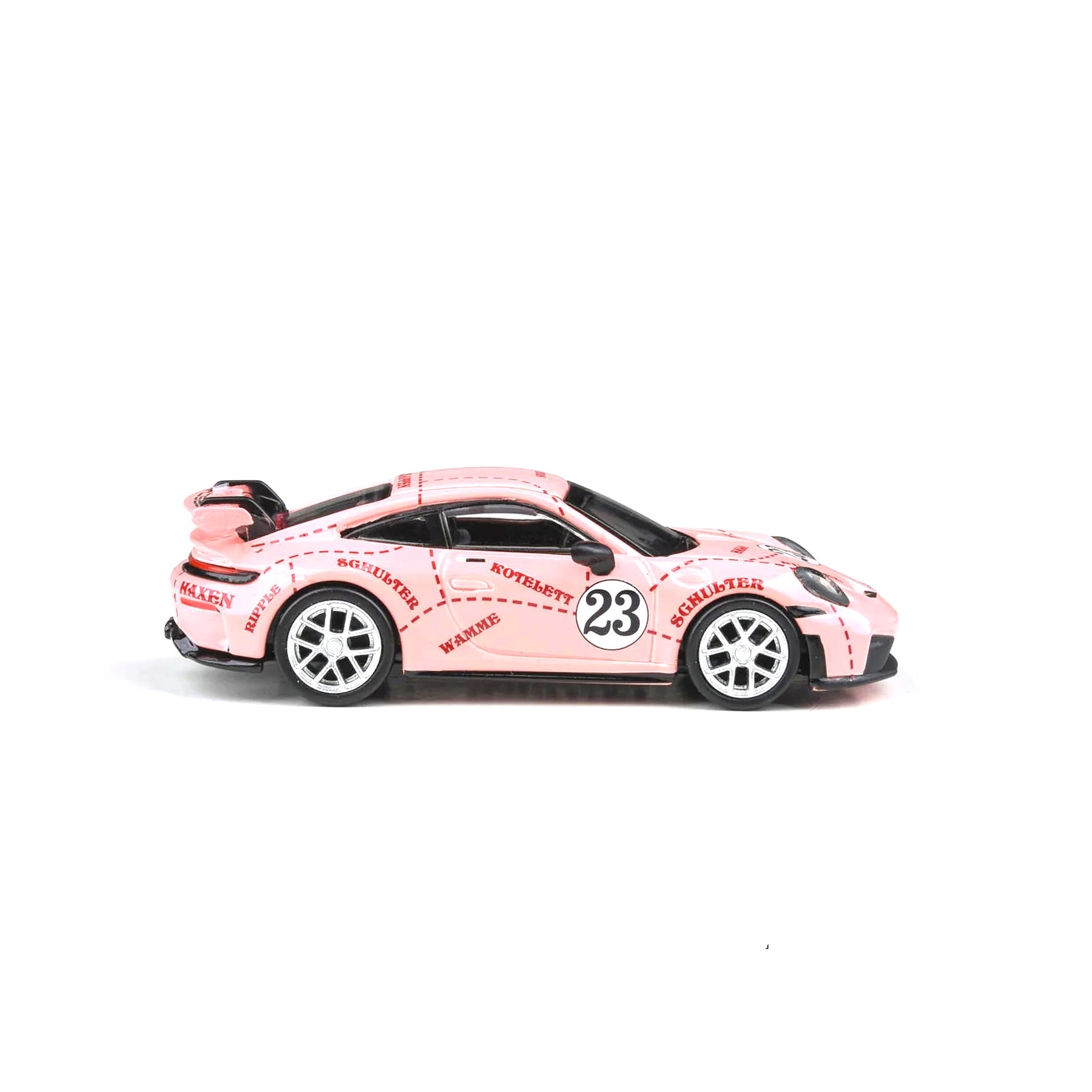 Porsche 911 992-2 GT3 Coupe RHD 2026 pink pig 1:64 Para64