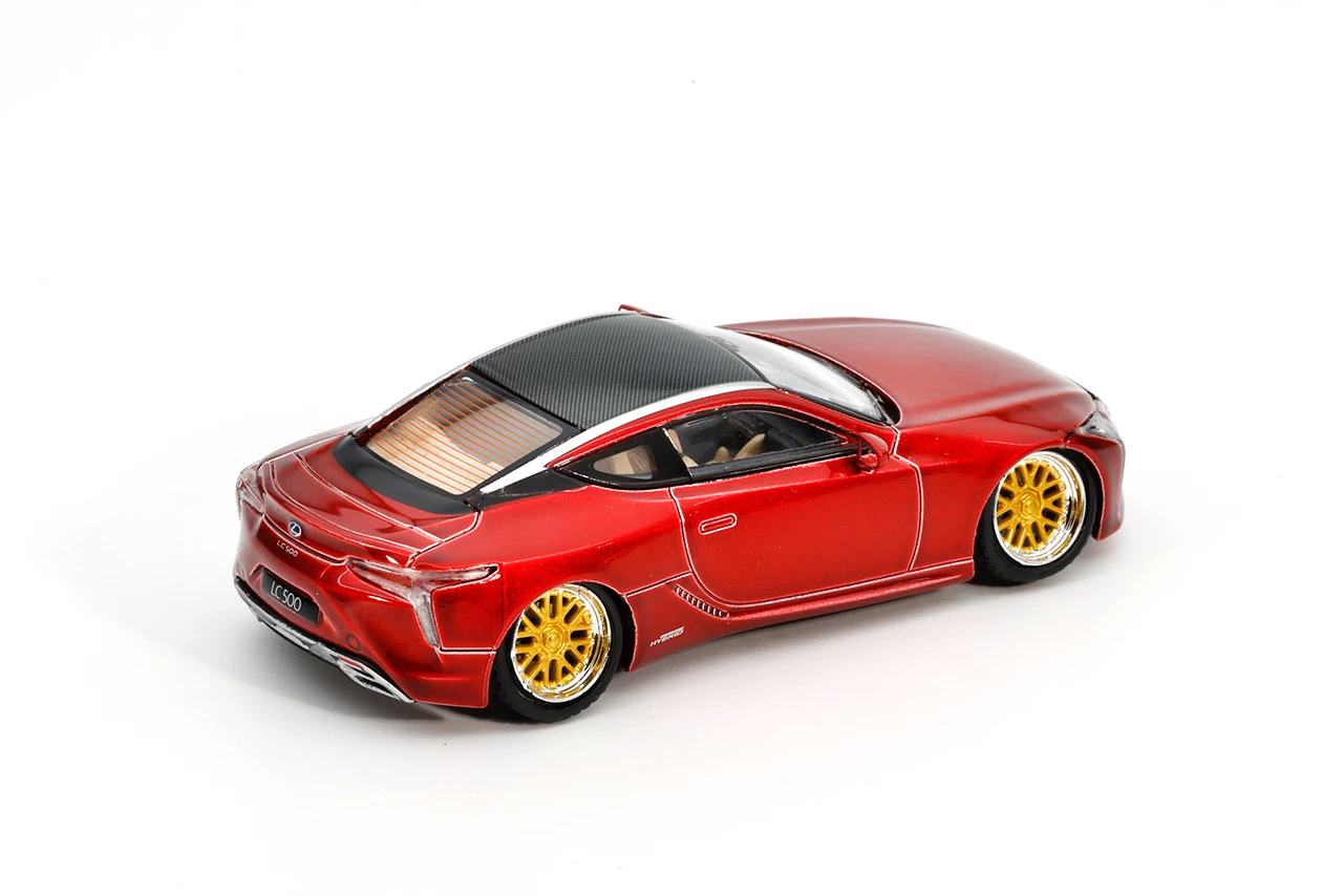 Lexus LC500h Coupe 2018 red 1:64 GCD