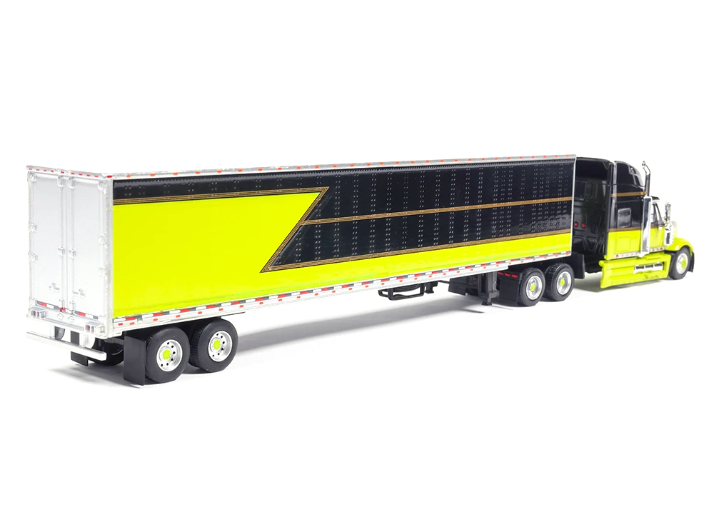 International Lonestar 2010 With Reefer Trailer green/black 1:64 Ixo America