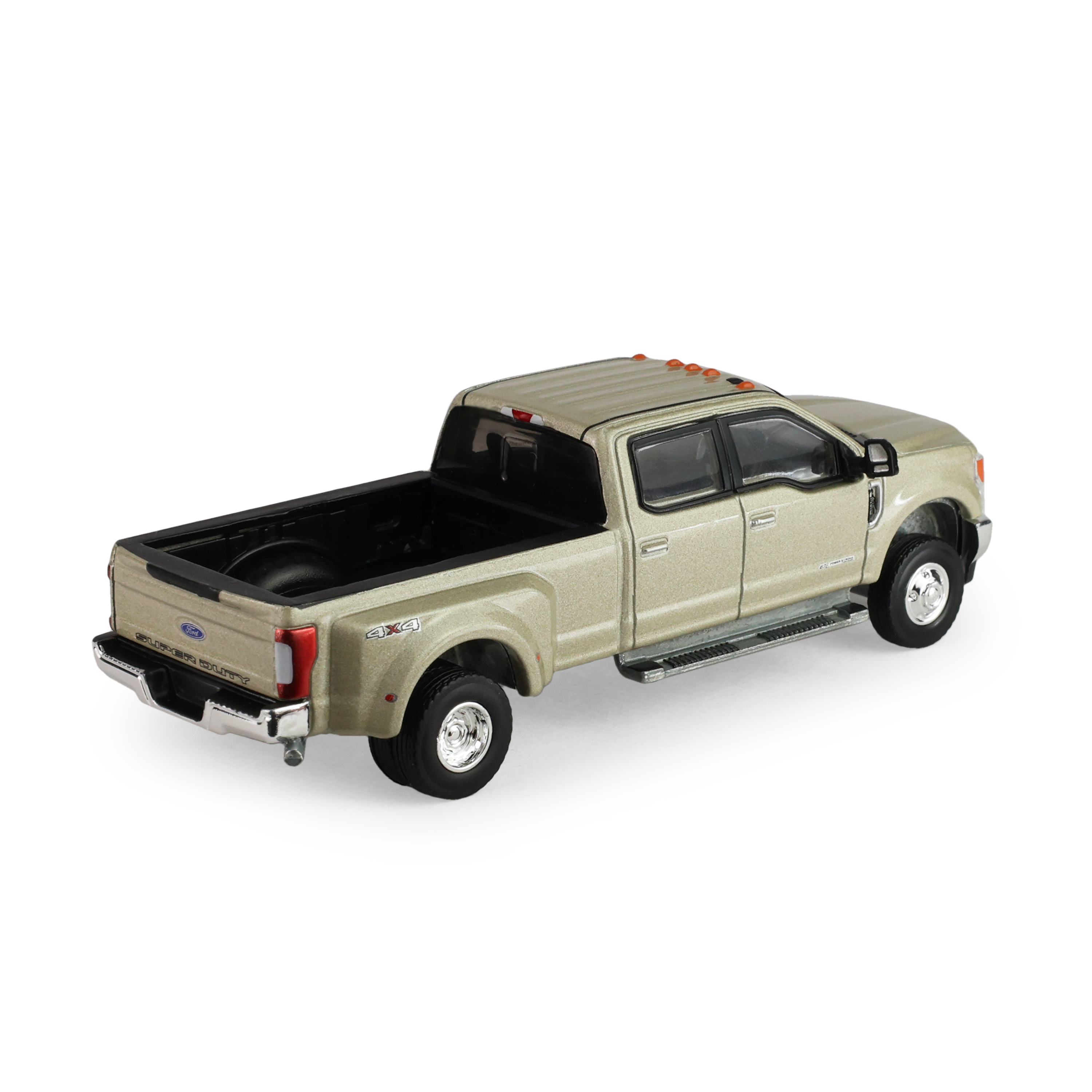 Ford F-350 2018 *Dually Drivers Series 17* white gold 1:64 Greenlight