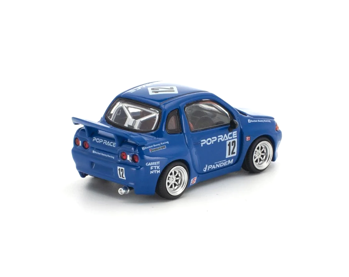 Nissan Pandem QR32 blue 1:64 Pop Race Limited