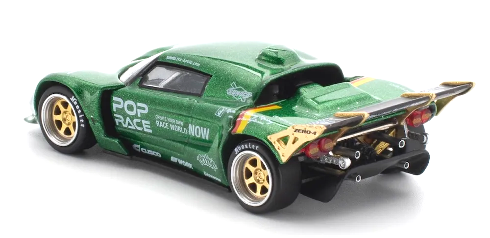 Pandem Lotus Elise green 1:64 Pop Race Limited