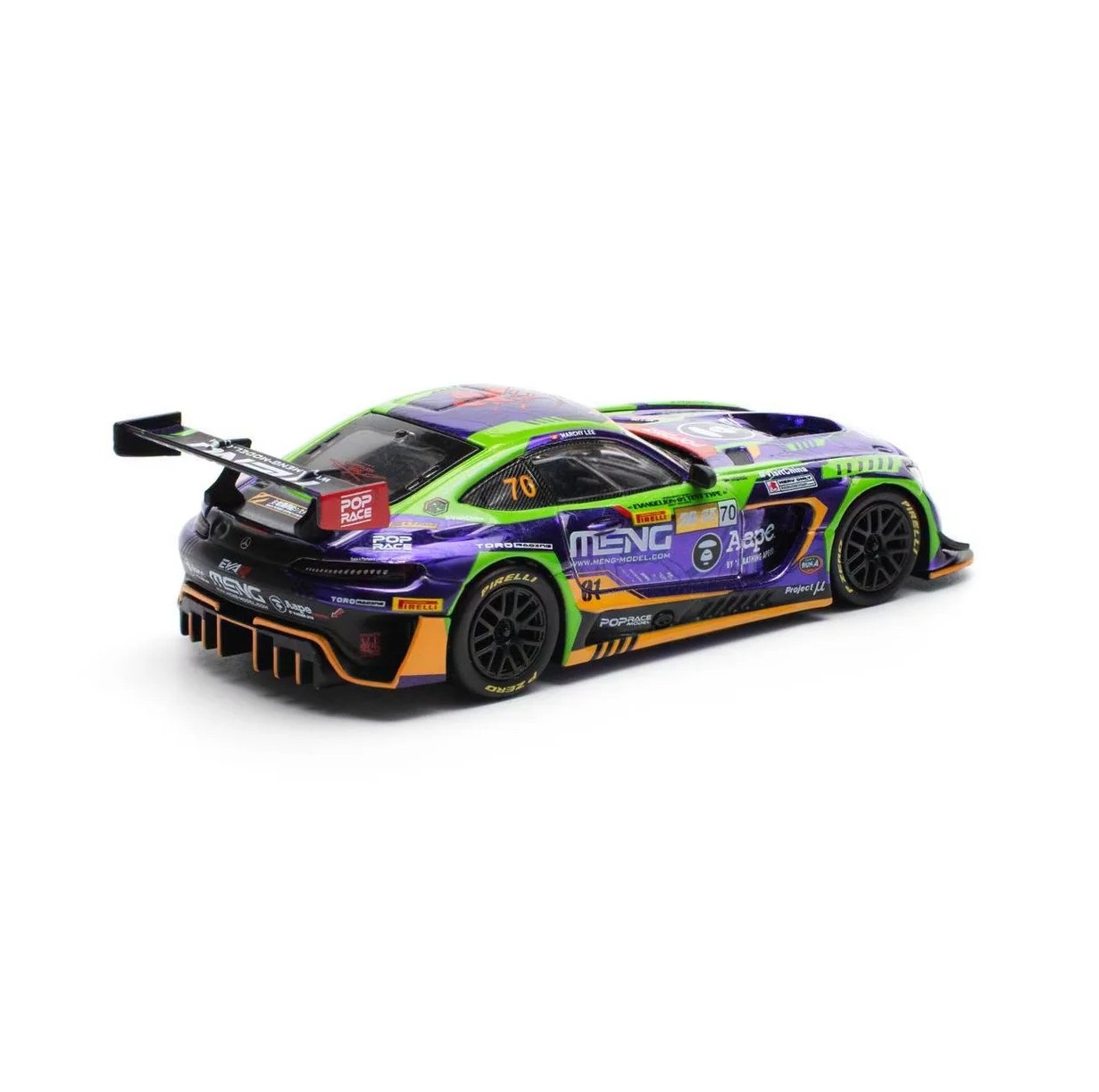 Mercedes-AMG GT3 Evo Eva RT Test Type-01 Macau GP 2023 1:64 Pop Race Limited