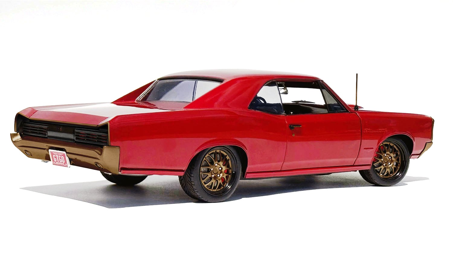 Pontiac GTO Street Fighter Coupe 1966 red/gold 1:18 Acme Diecast