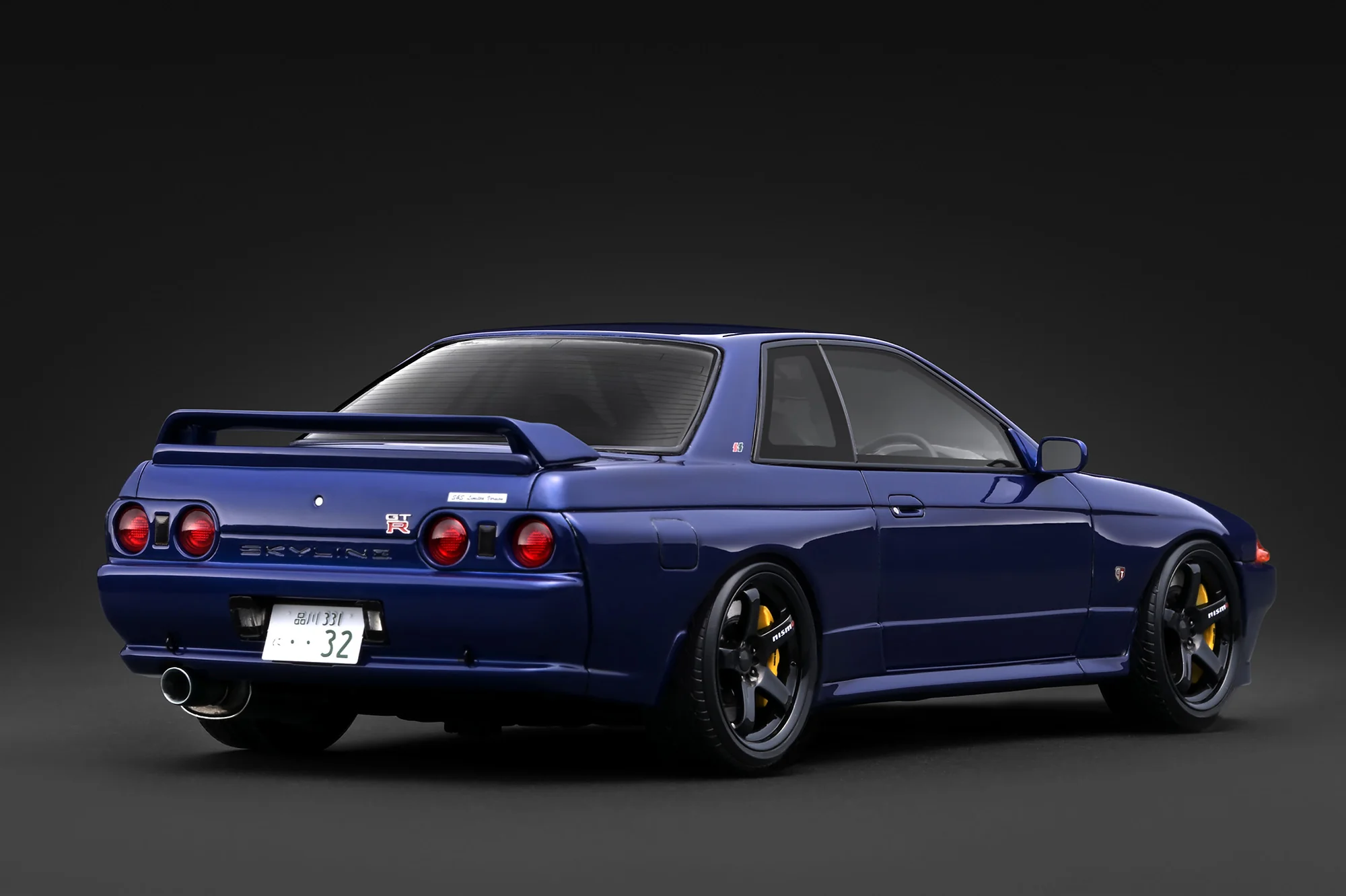 Nissan BNR32 S&S Limited Version blue metallic 1:18 Ignition Model
