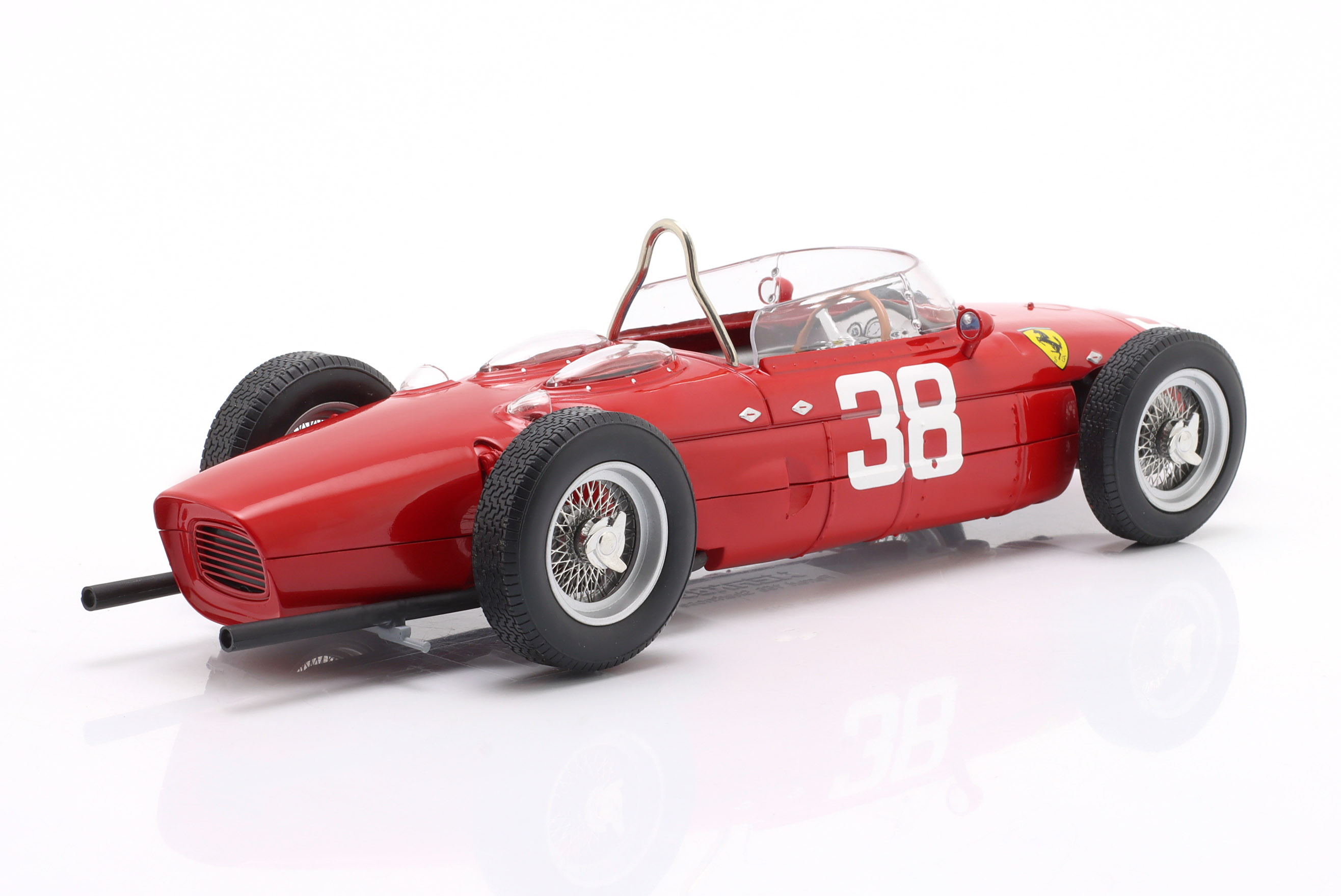 Ferrari 156 Sharknose #38 P.Hill 3rd Monaco GP F1 World Champion 1961 1:18 Werk83
