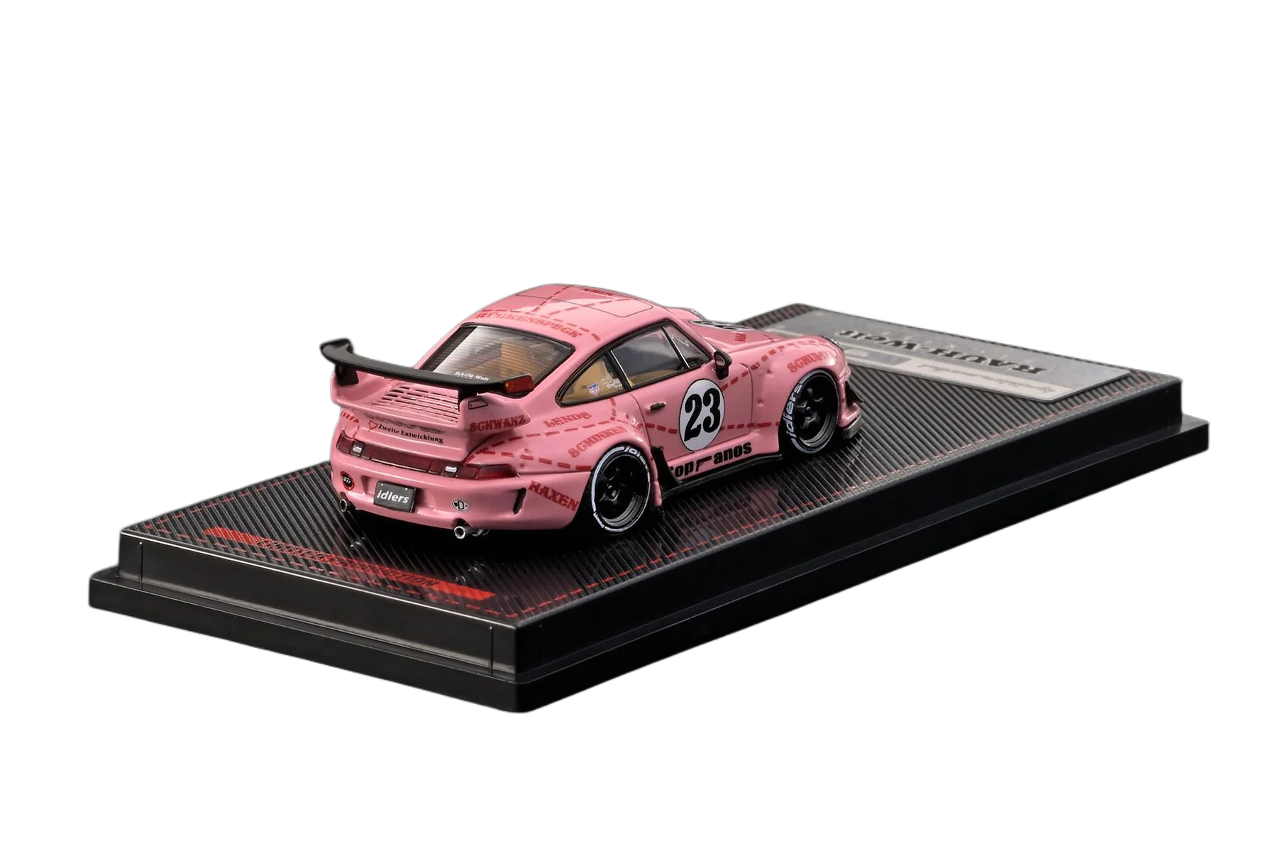 Porsche RWB 993 pink 1:64 Ignition Model