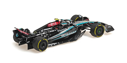 Mercedes-AMG Petronas F1 Team W15 E Performance #44 L.Hamilton Abu Dhabi GP 2024 with Figurine - Last Race Mercedes GP 1:43 Minichamps