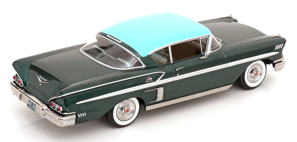 Chevrolet Bel Air Impala Coupe 1958 dark green metallic/green 1:18 KK Scale