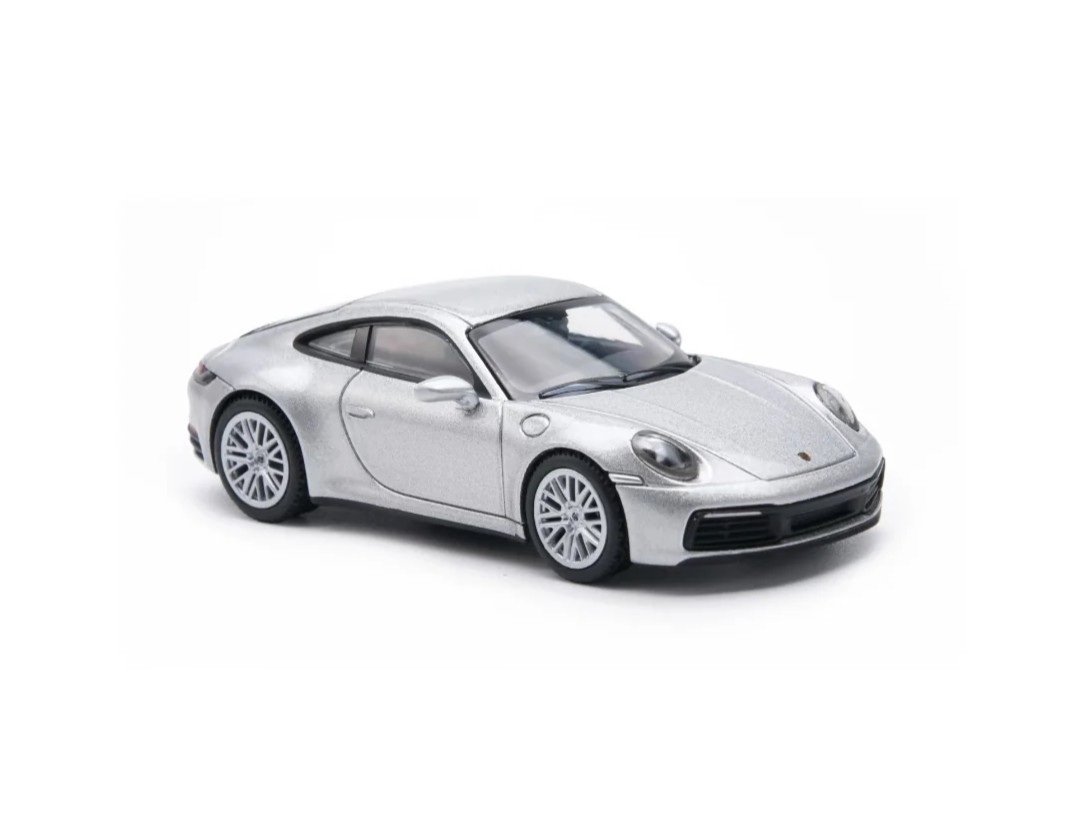 Porsche 911 Carrera (992.1) GT silver 1:64 Almost Real