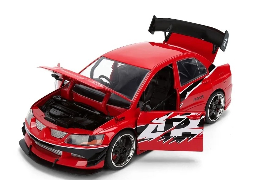 Mitsubishi Lancer EVO IX Fast & Furious 2006 red 1:24 Jada Toys
