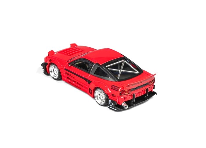 Nissan 180SX *Rocket Bunny* metallic red 1:64 Microturbo