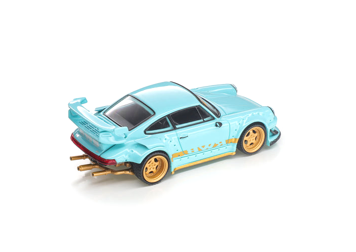 Porsche RWB 930 tiffany blue 1:64 ModelModel