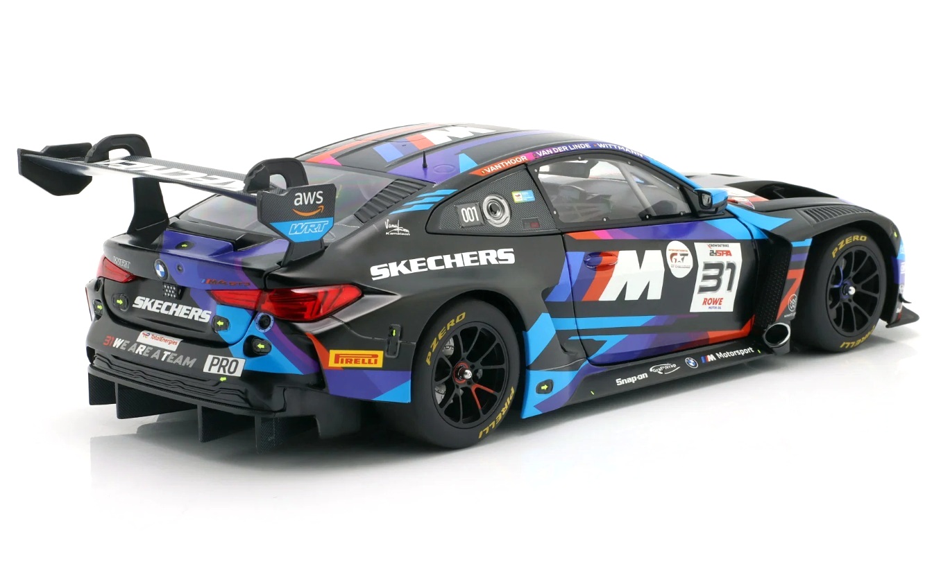BMW M4 GT3 Evo #31 Vanthoor/ van der Linde/ Wittmann 8th 24h Spa 2025 1:18 Minichamps