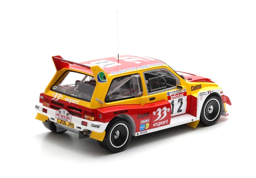MG Metro 6R4 #12 D.Auriol/B.Occelli Tour de Corse 1986 1:8 Spark