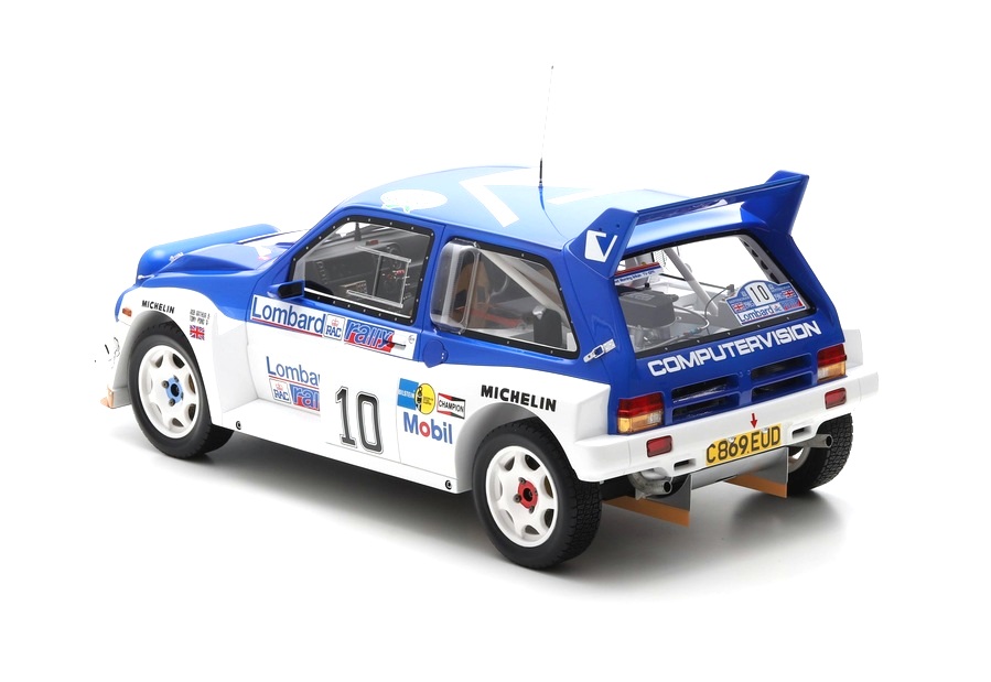 MG Metro 6R4 #10 T.Pond/R.Arthur 3rd RAC Rallye 1985 1:8 Spark