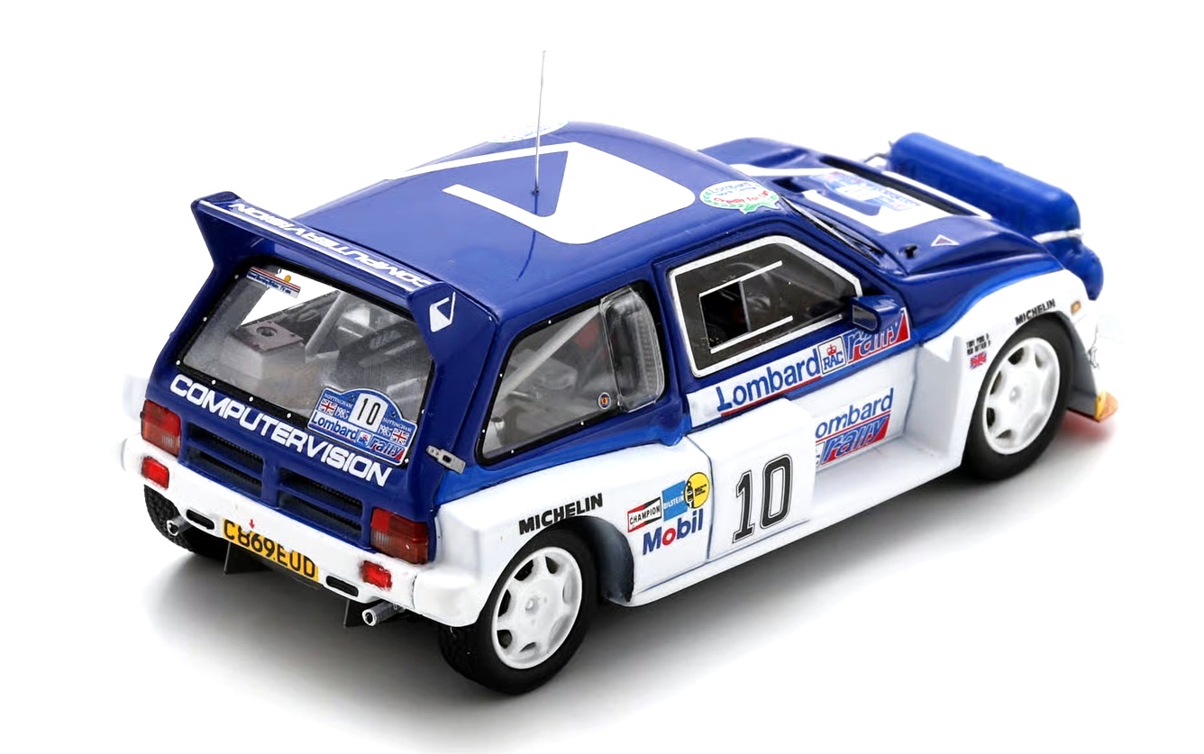 MG Metro 6R4 #10 T.Pond/R.Arthur 3rd RAC Rally 1985 1:43 Spark
