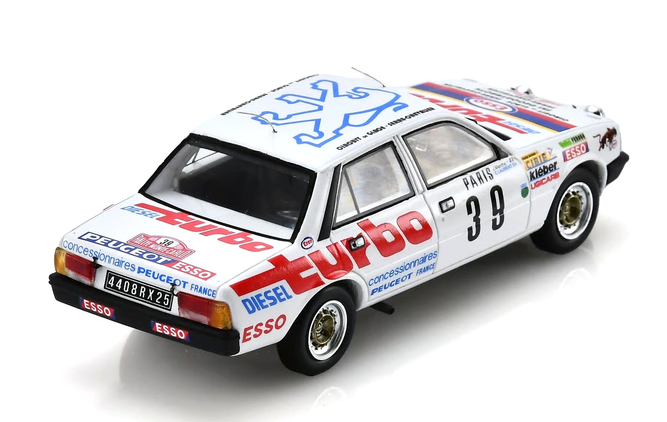 Peugeot 505 Turbo Diesel #39 C.Laurent/J.Marche Rally Monte Carlo 1981 1:43 Spark