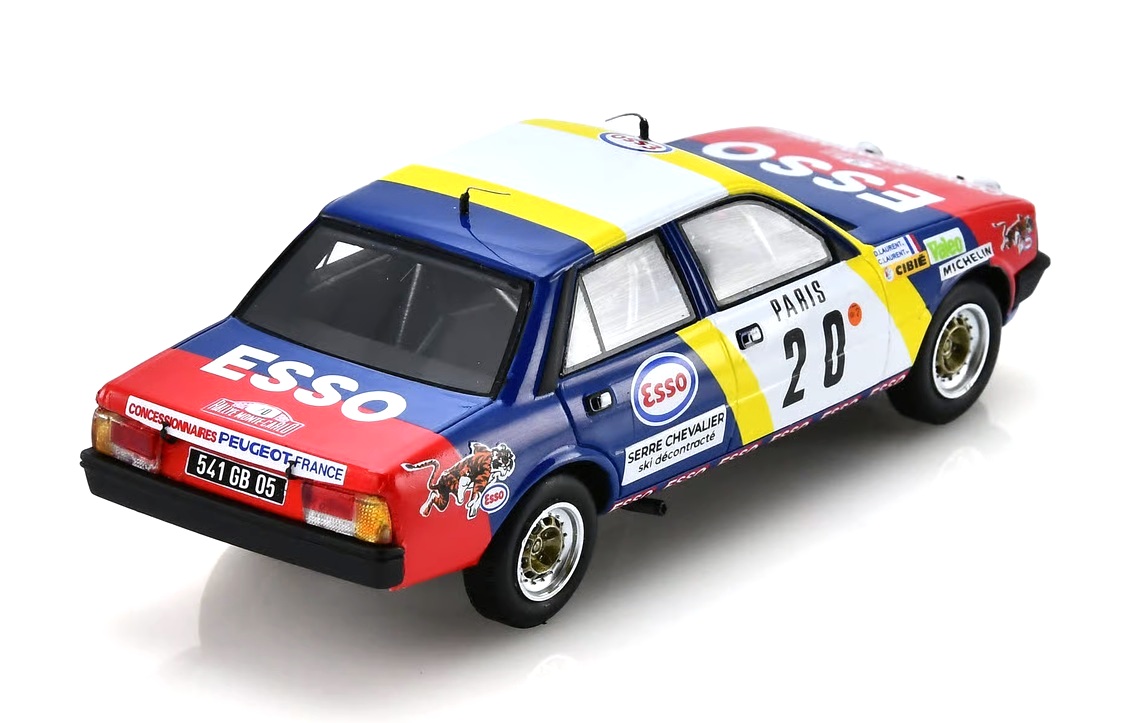 Peugeot 505 STI #20 C.Laurent/D.Laurent Rally Monte Carlo 1982 1:43 Spark