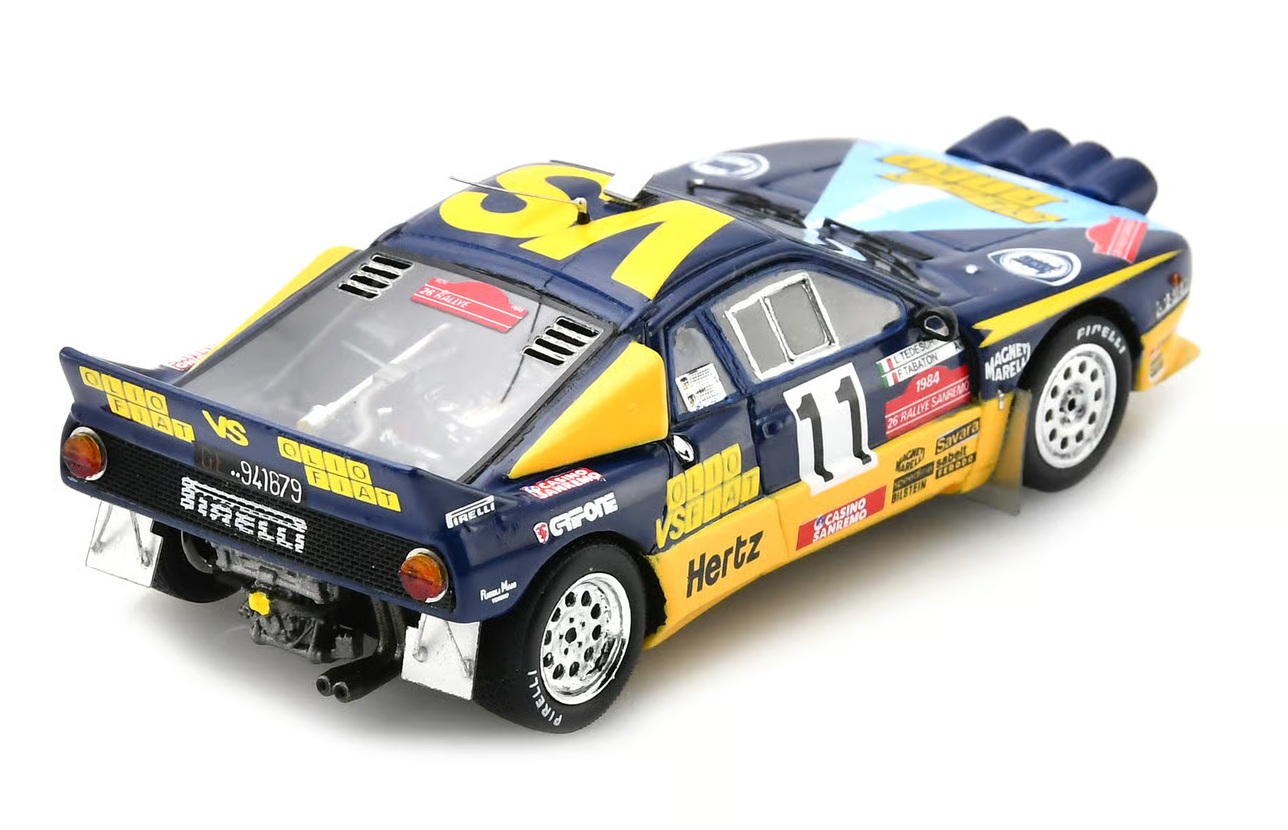 Lancia 037 Rally #11 F.Tabaton/L.Tedeschini Rally Sanremo 1984 1:43 Spark