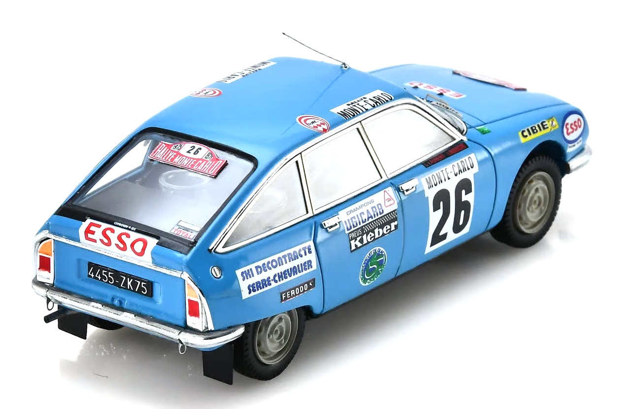Citroen GS #26 C.Laurent/J.Marche 13th Rally Monte Carlo 1975 1:43 Spark