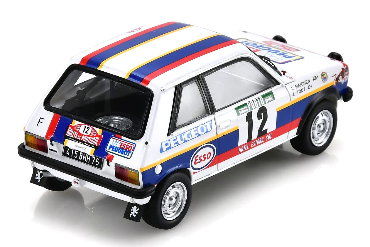 Peugeot 104 ZS #12 T.Mäkinen/J.Todt 7th Rally Portugal 1978 1:43 Spark