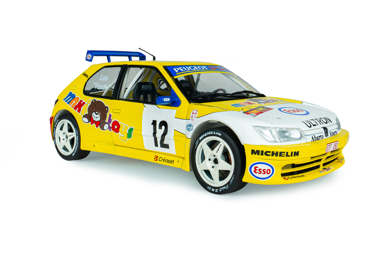 Peugeot 306 #12 J.P.Vandewauver/J.M.Vanderschuren Rally Du Condroz 1997 1:18 Solido