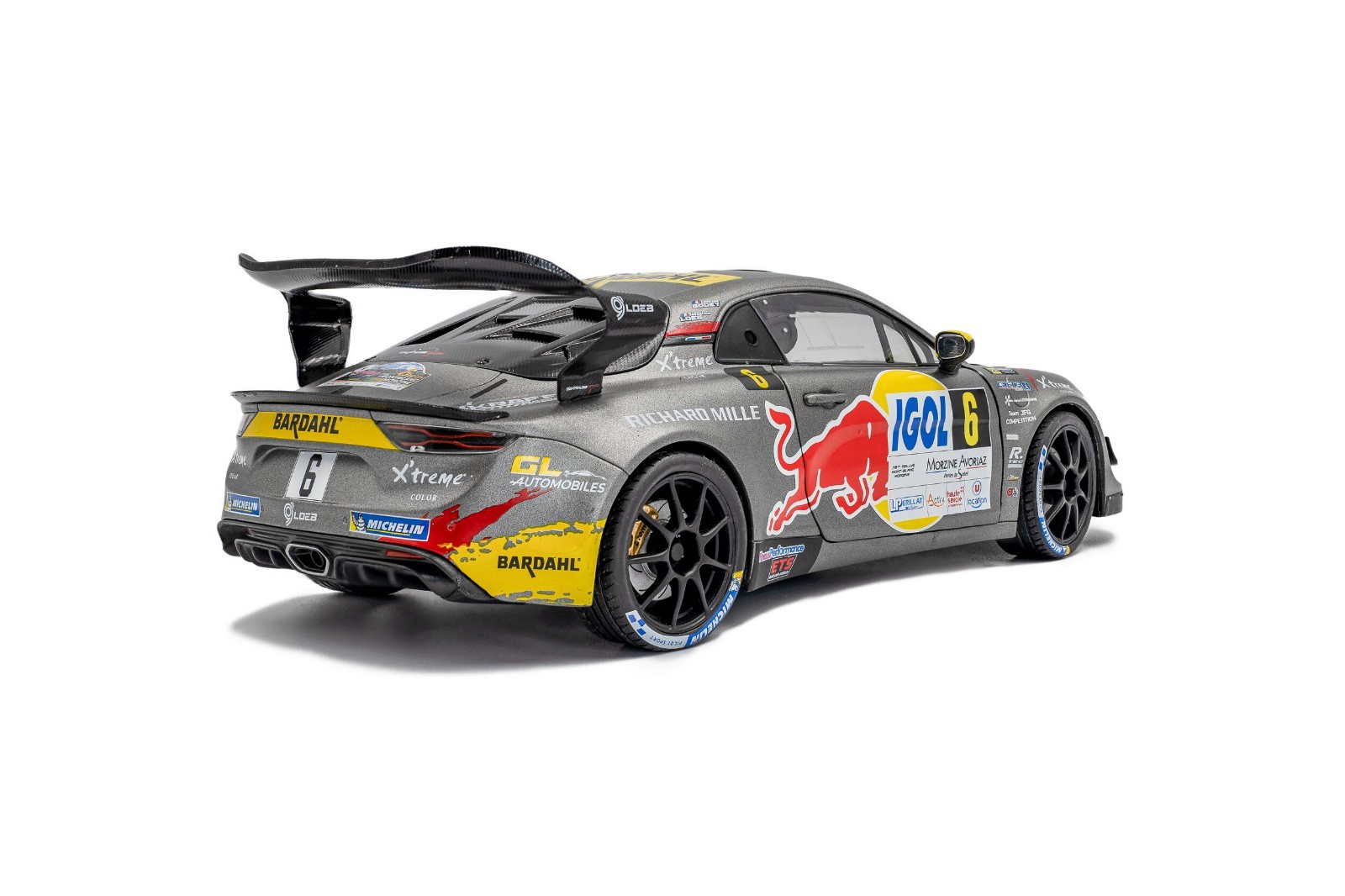Alpine A110 RGT+ #6 Loeb/Godey Rallye du Mont Blanc 2024 1:18 Solido
