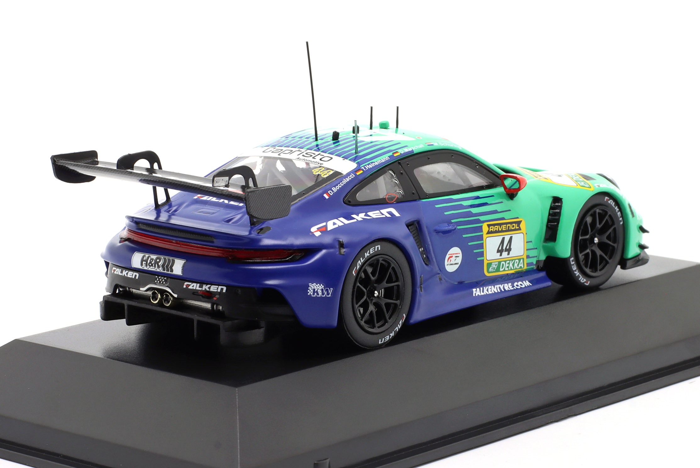 Porsche 911 GT3 R Falken Motorsports #44 Boccolacci/ Heinemann/ Marschall/ Schuring 24H Nürburgring 2025 1:43 Ixo Models