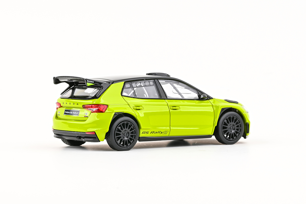 Škoda Fabia IV RS Rally2 2022 zelená mamba 1:43 Abrex
