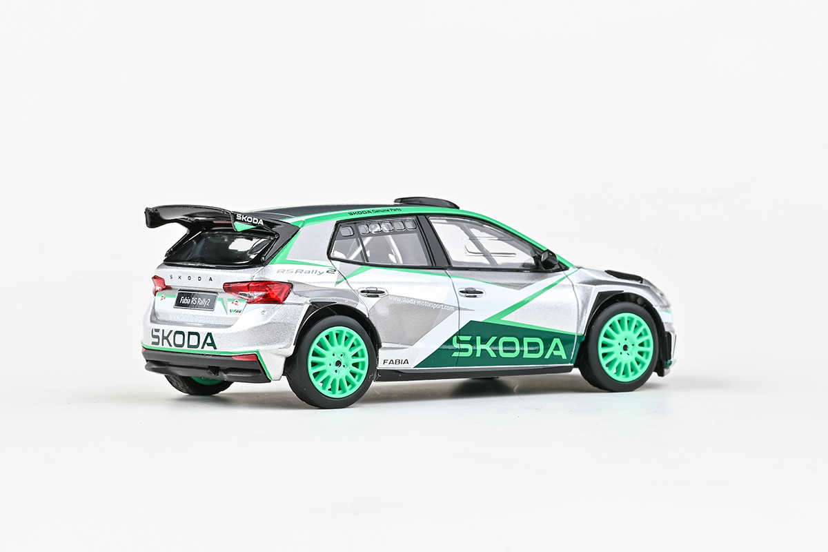 Škoda Fabia IV RS Rally2 2022 Škoda Motorsport Design 2023 1:43 Abrex