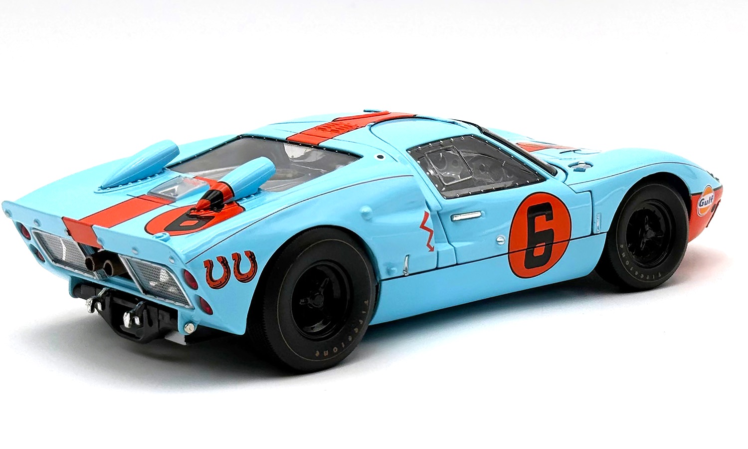 Ford GT40 MKII #6 Outlaw 1966 gulf blue 1:18 Acme Diecast