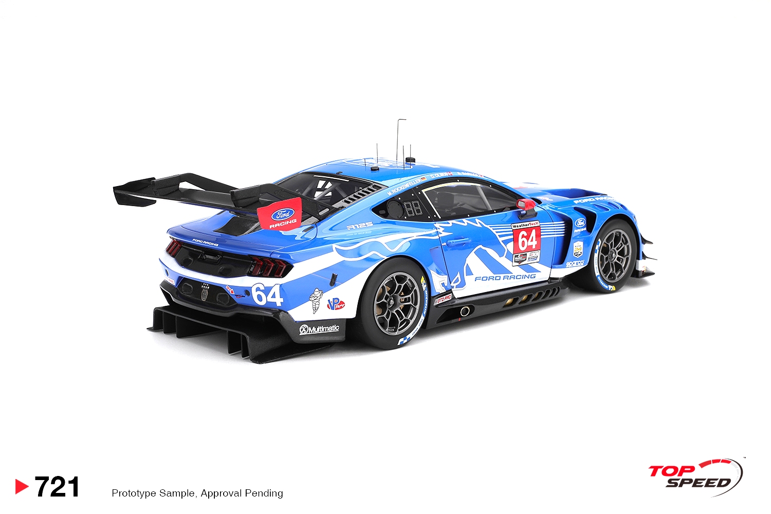 Ford Mustang GT3 #64 Barker/ Olsen/ Rockenfeller Ford Racing 24H Daytona 2026 1:18 TopSpeed Models