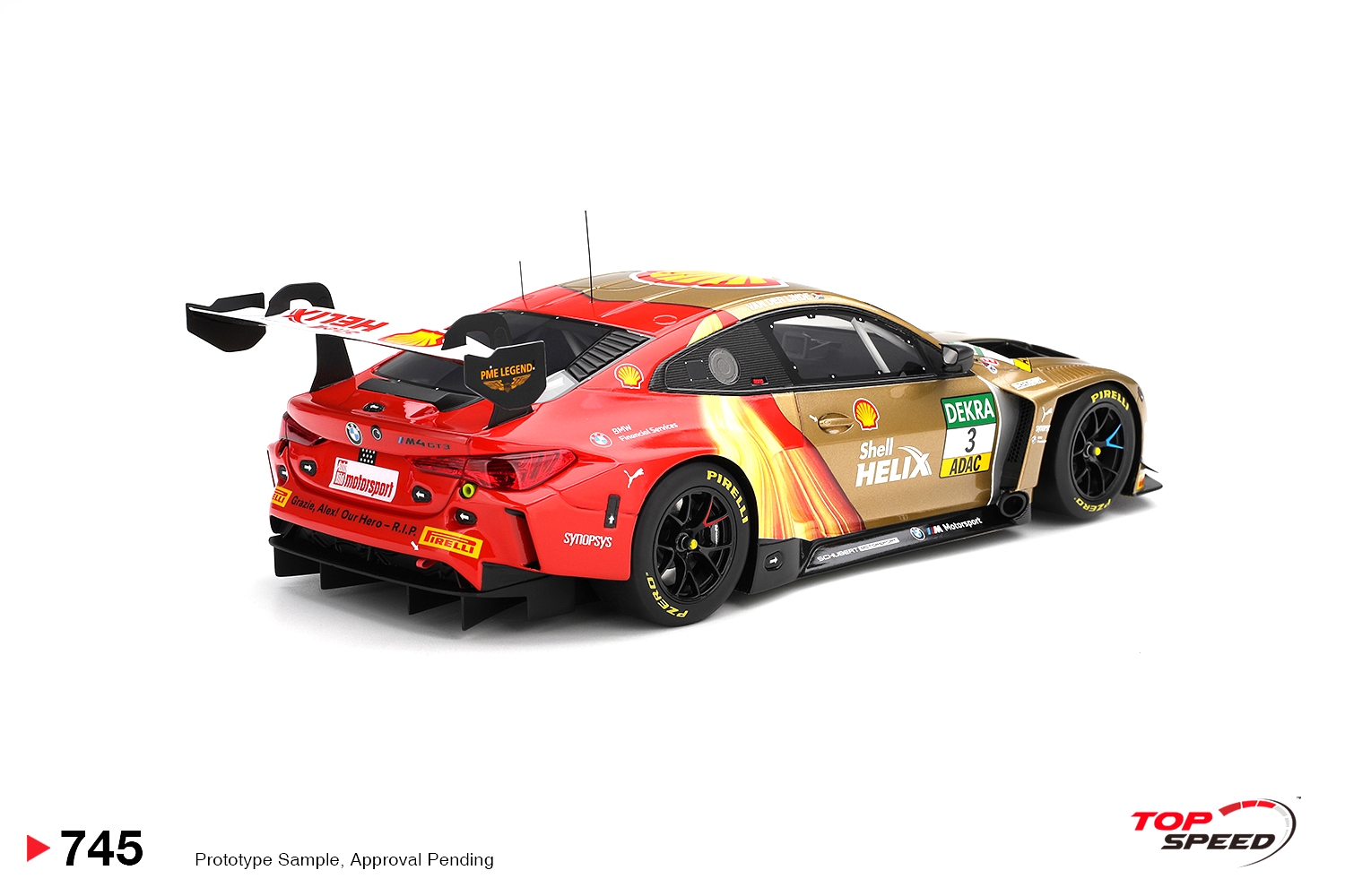BMW M4 GT3 EVO #3 Van Der Linde Schubert Motorsport DTM Zandvoort Race 2 Winner 2026 1:18 TopSpeed Models