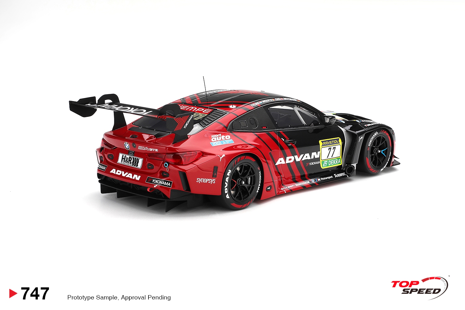 BMW M4 GT3 EVO #77 Wittmann/ Weerts/ Eng/ Frijns Schubert Motorsport 24H Nürburgring 2026 1:18 TopSpeed Models