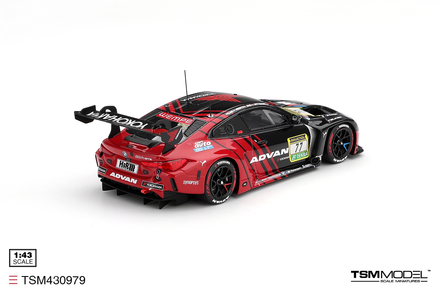 BMW M4 GT3 EVO #77 Wittmann/ Weerts/ Eng/ Frijns Schubert Motorsport 24H Nürburgring 2026 1:18 TopSpeed Models