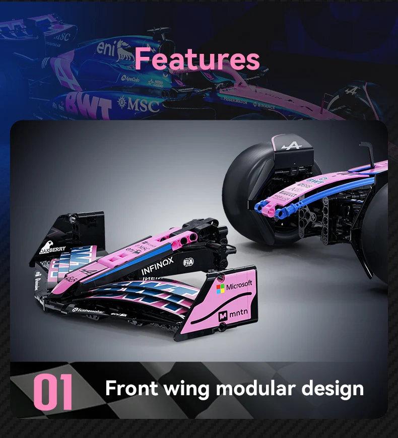 BWT Alpine A525 F1 Team 2025 1:8 CaDA