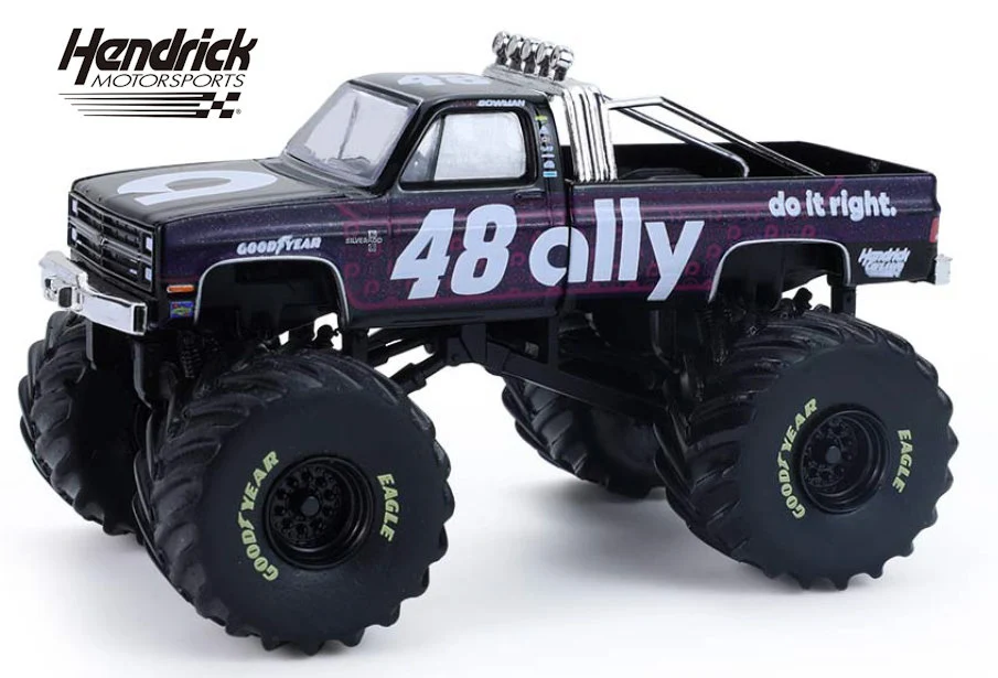 Chevrolet Silverado Monster Truck #48 Ally *Kings of Crunch-Hendrick Motorsports* 1984 1:64 Greenlight