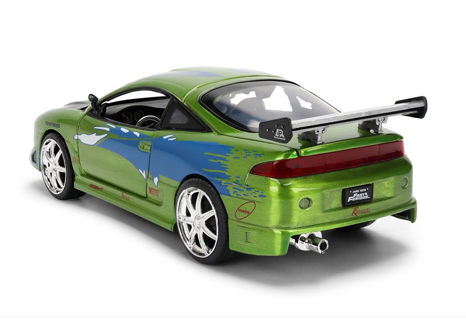 Mitsubishi Eclipse *Fast & Furious* 1995 green 1:24 Jada Toys