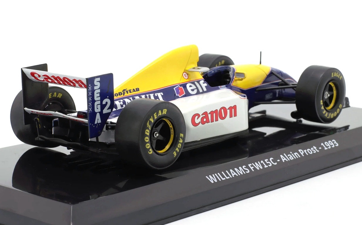 Williams FW15C #2 A.Prost Formula 1 World Champion 1993 1:24 Premium Collectibles
