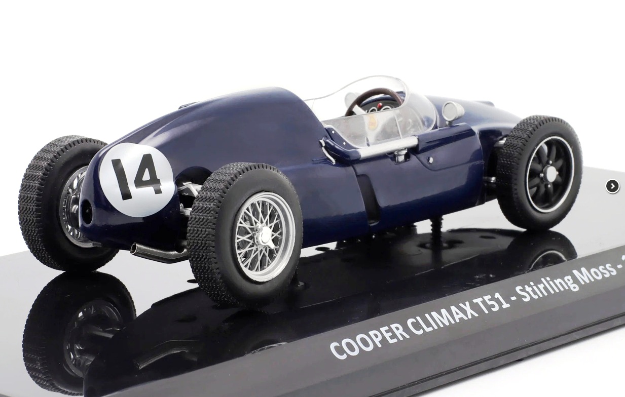 Cooper Climax T51 #14 S.Moss Winner Italian GP Formula 1 1959 1:24 Premium Collectibles