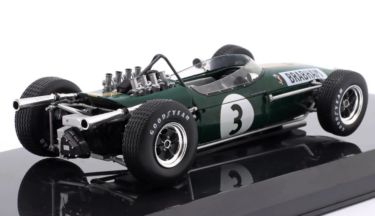 Brabham BT19 #3 J.Brabham Formula 1 World Champion 1966 1:24 Premium Collectibles