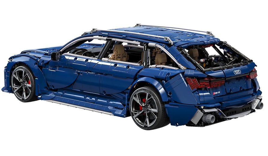 Audi A6 RS6 Avant C8 SW 2021 blue 1:8 CaDA